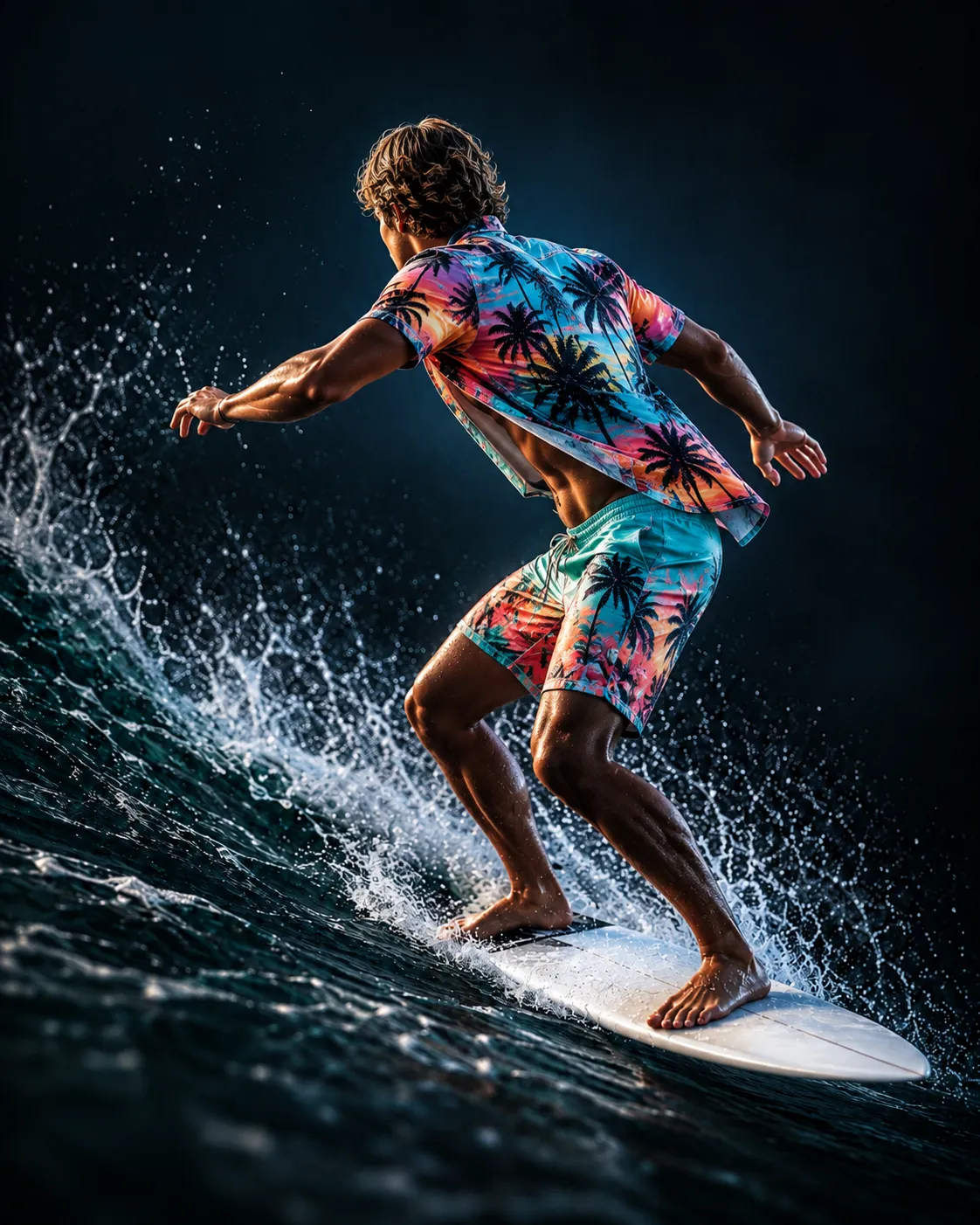 Surfer image used as the Peakmap source